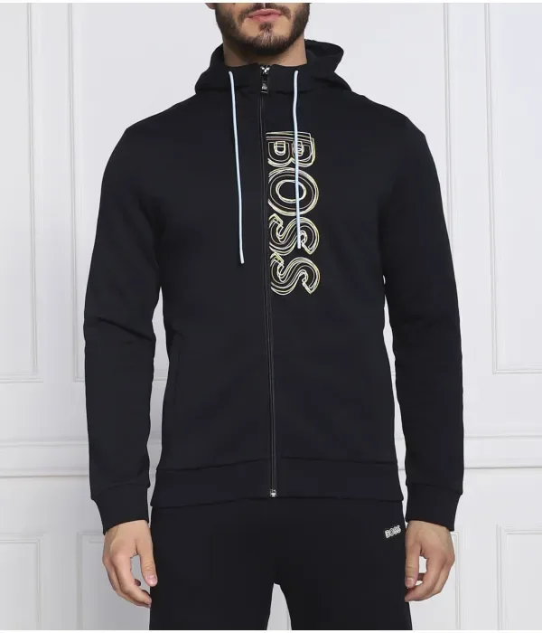 Обвисшая толстовка 1 regular fit Boss Green, темно-синий