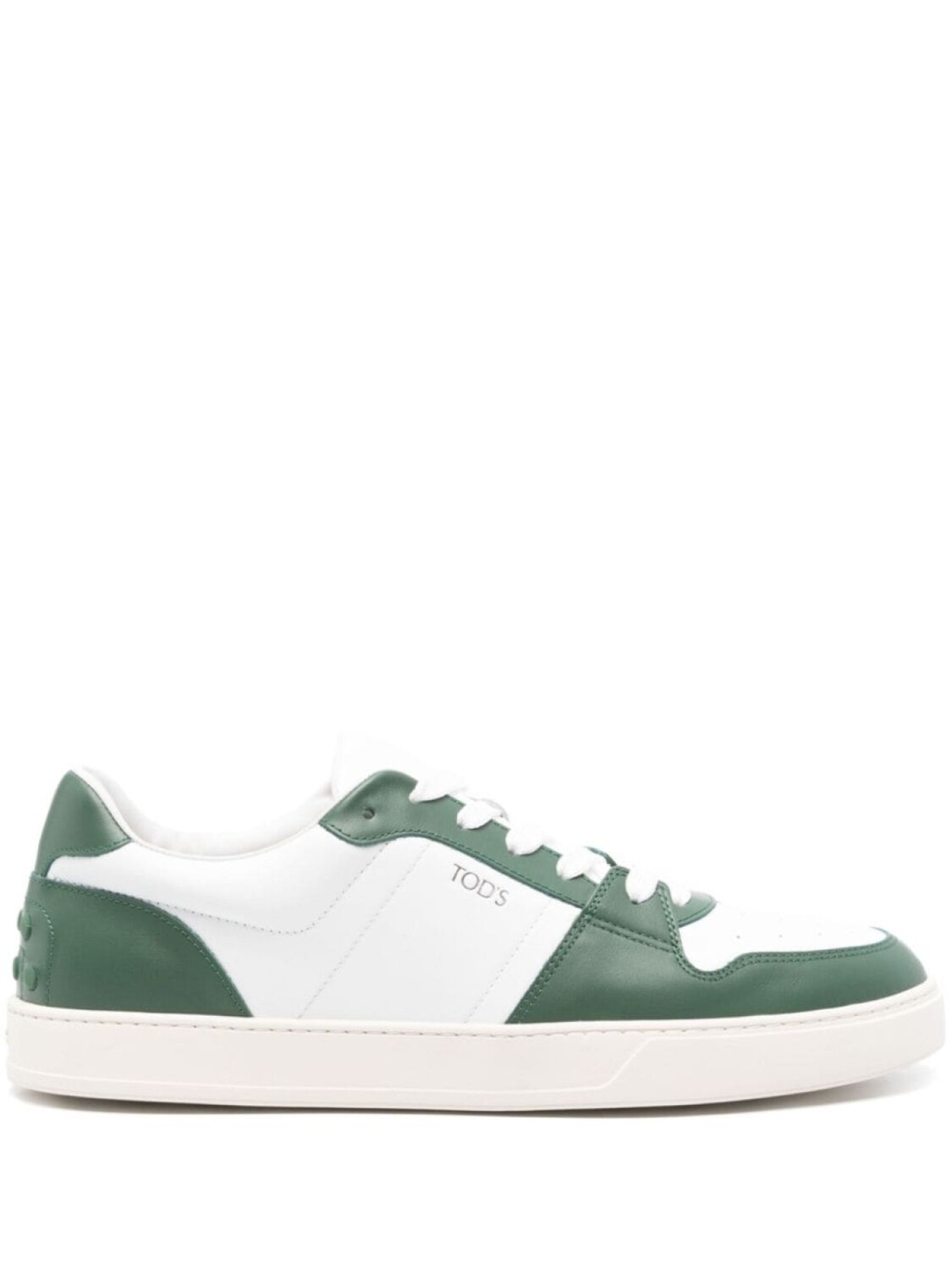 

Tod's низкие кожаные кеды, белый