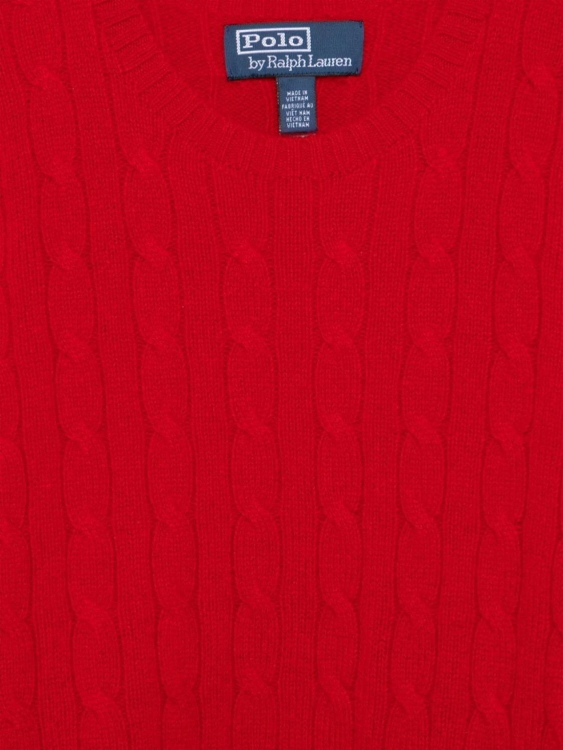 Ralph Lauren Kids свитер фактурной вязки, красный — фото 3