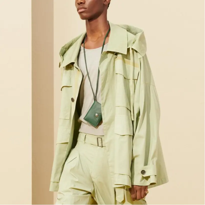 Куртка мужская светло-синяя Zara, светло-голубой — фото 4
