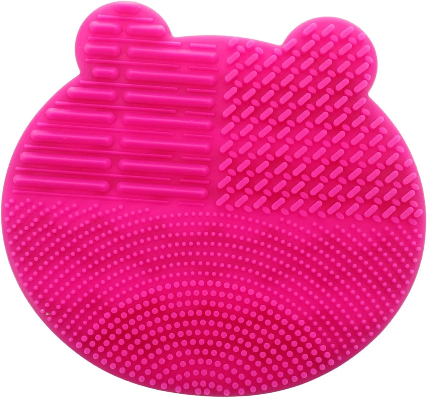 Коврик для чистки кистей Healeved 2-в-1 силиконовый розовый 11x10x2.5 см