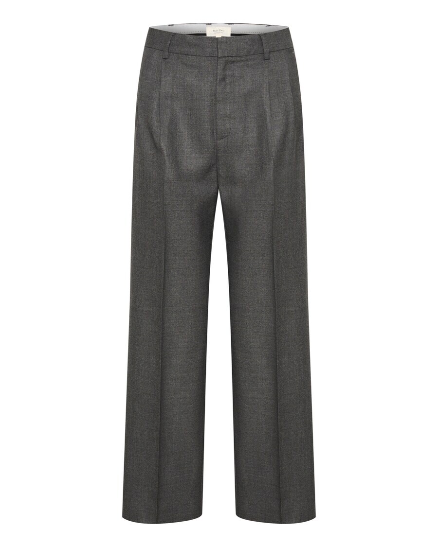

Тканевые брюки Part Two Regular Pants Cherra, пятнистый серый