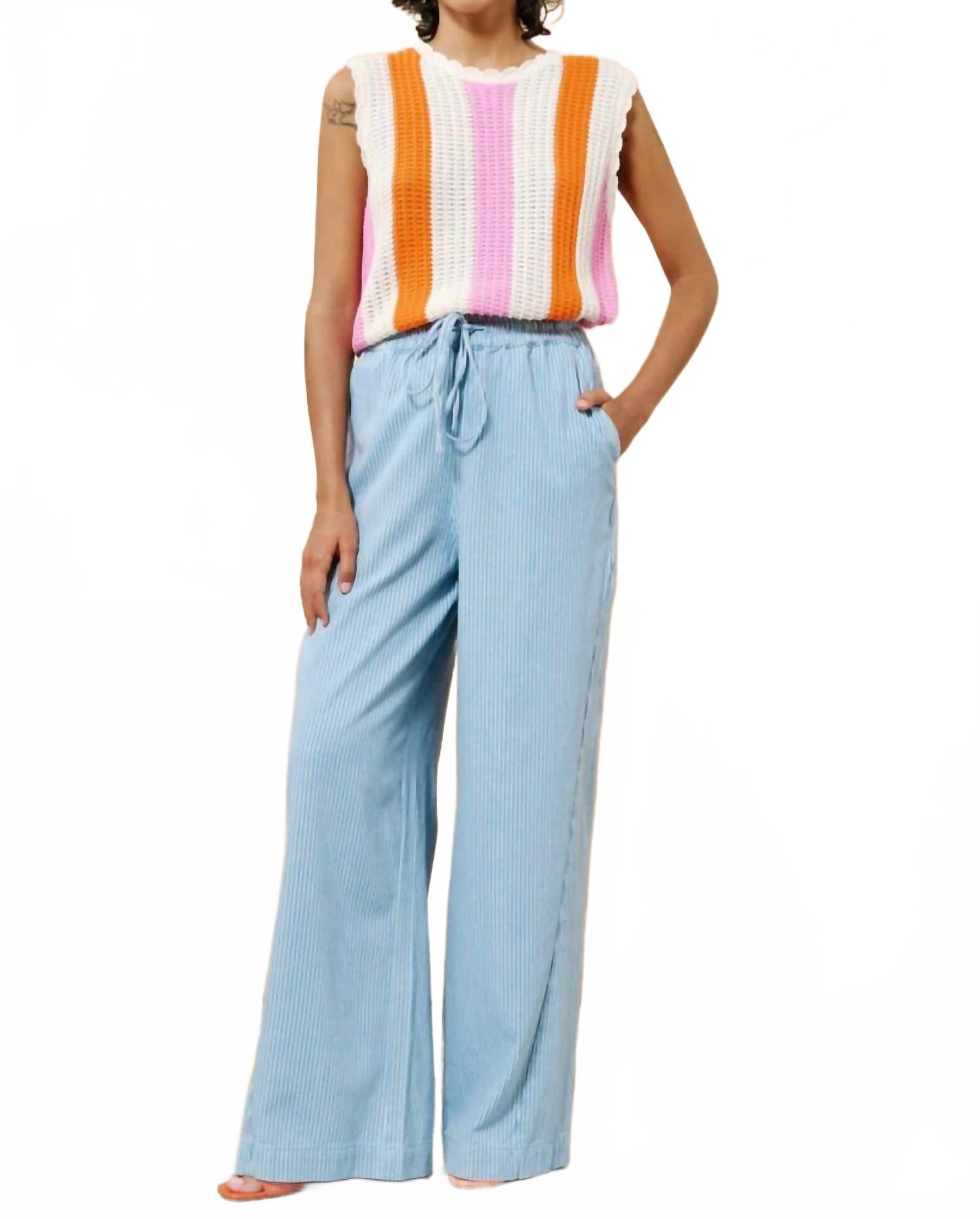 

Брюки Pensee в синем дениме FRNCH