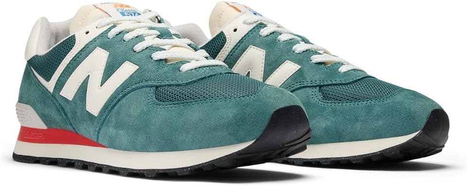 Кроссовки New Balance Unisex-Adult 574 V2 Unisex, New Spruce/Sea Salt — фото 4