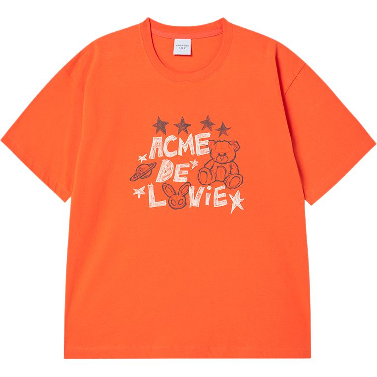 

Футболка ADLV SS25 Unisex Acme De La Vie, оранжевый