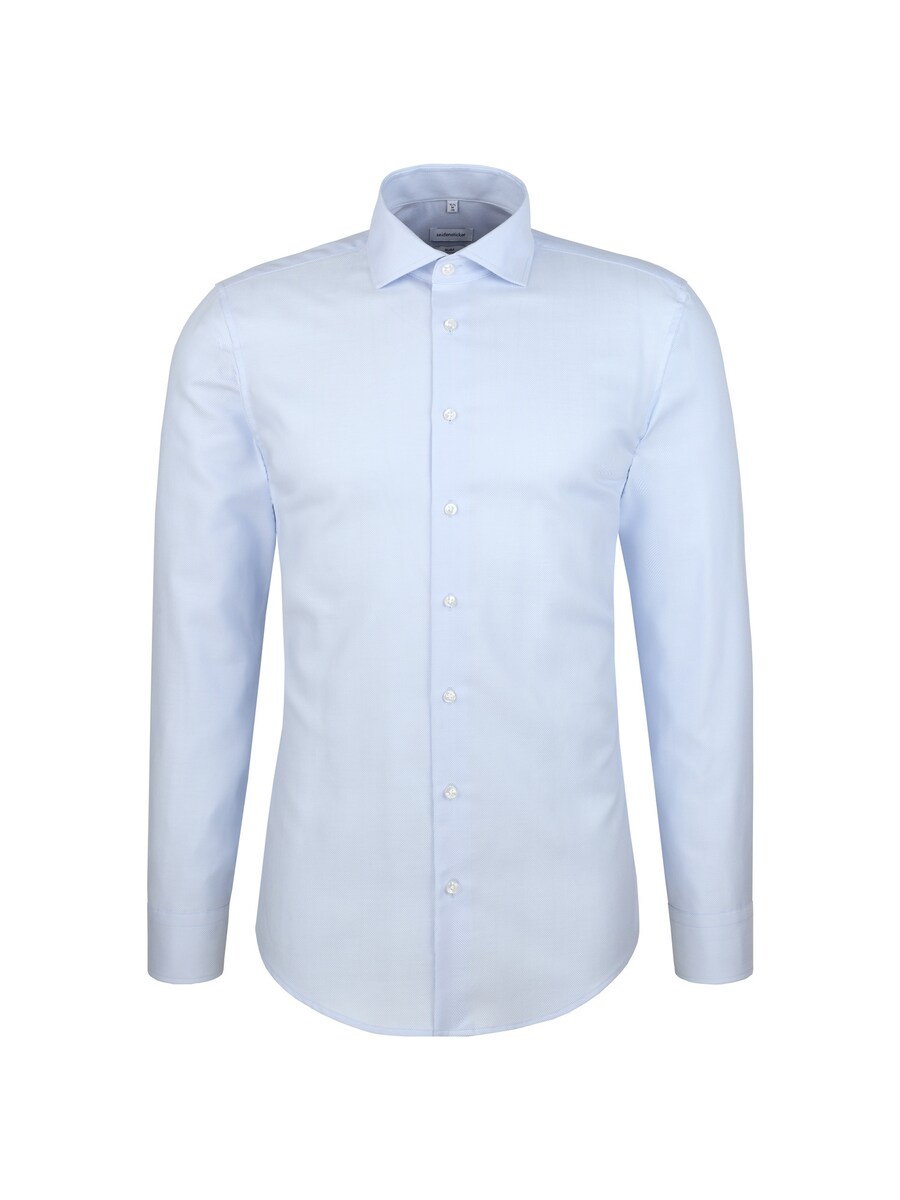 

Рубашка делового кроя Slim Fit SEIDENSTICKER Schwarze Rose, светло-голубой