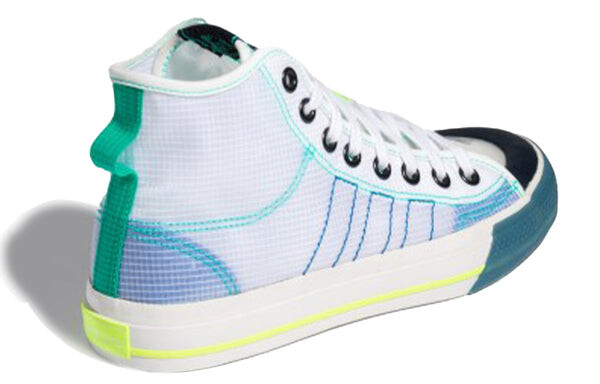 Кроссовки nizza высокие rf Adidas, белый — фото 4