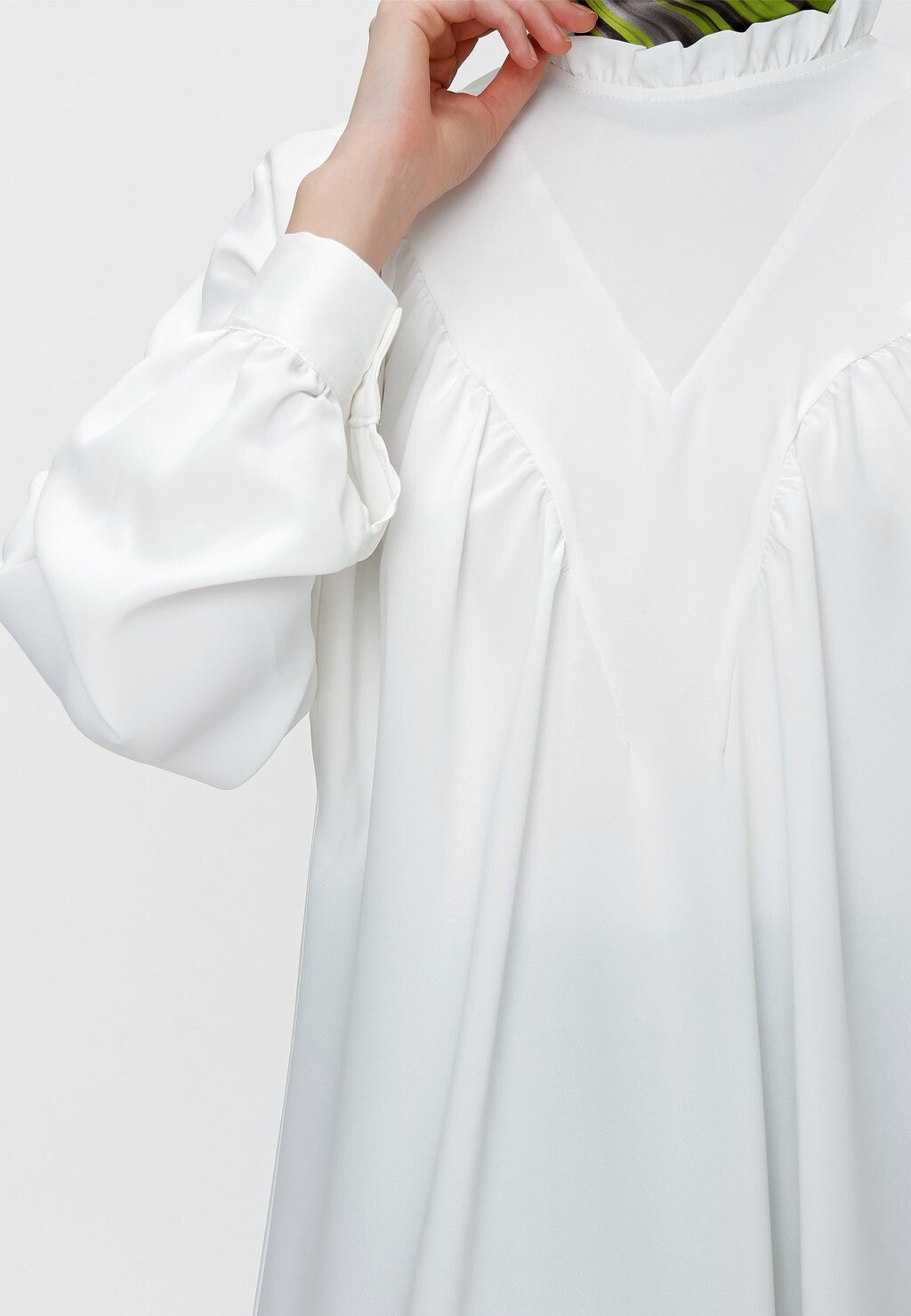 

Туника MODEST BELTED MAXI DAY DRESS Armine, белый