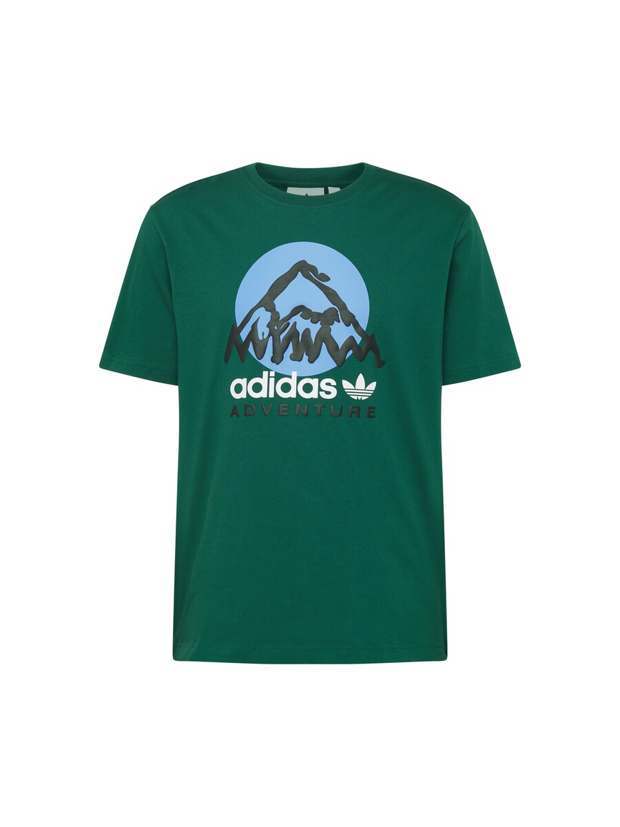 

Рубашка ADIDAS ORIGINALS Adventure Mountain Front, темно-зеленый