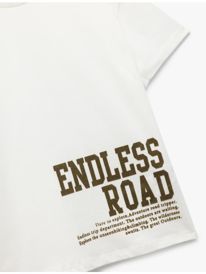 

Футболка цвета экрю KOTON