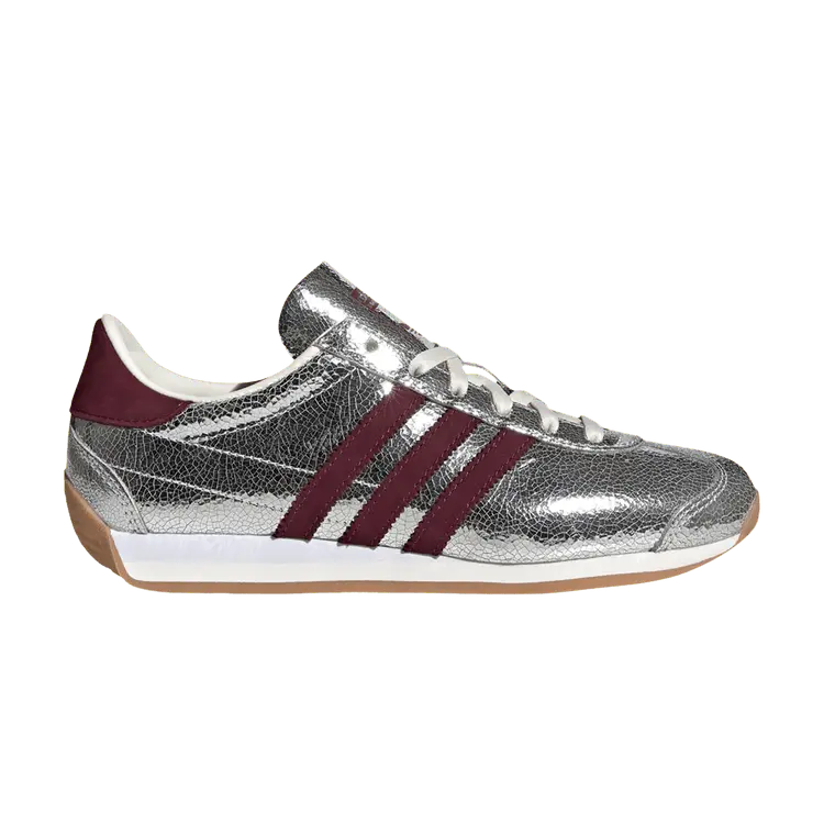 

Кроссовки adidas Wmns Country OG Silver Metallic Maroon, серебряный