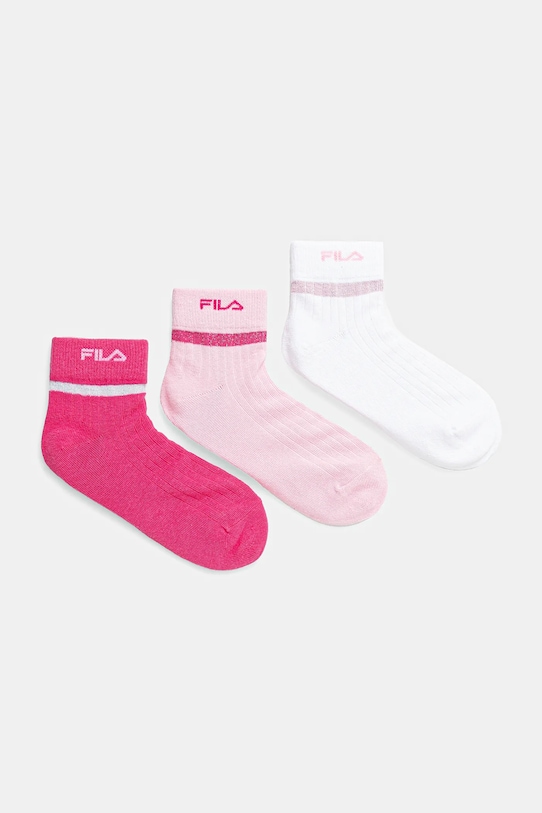 

Детские носки 3 пары Fila, розовый
