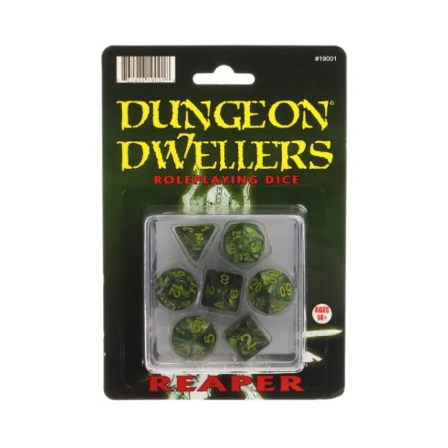 

Набор кубиков «Обитатели подземелий» (7), Pizza Dungeon Dice