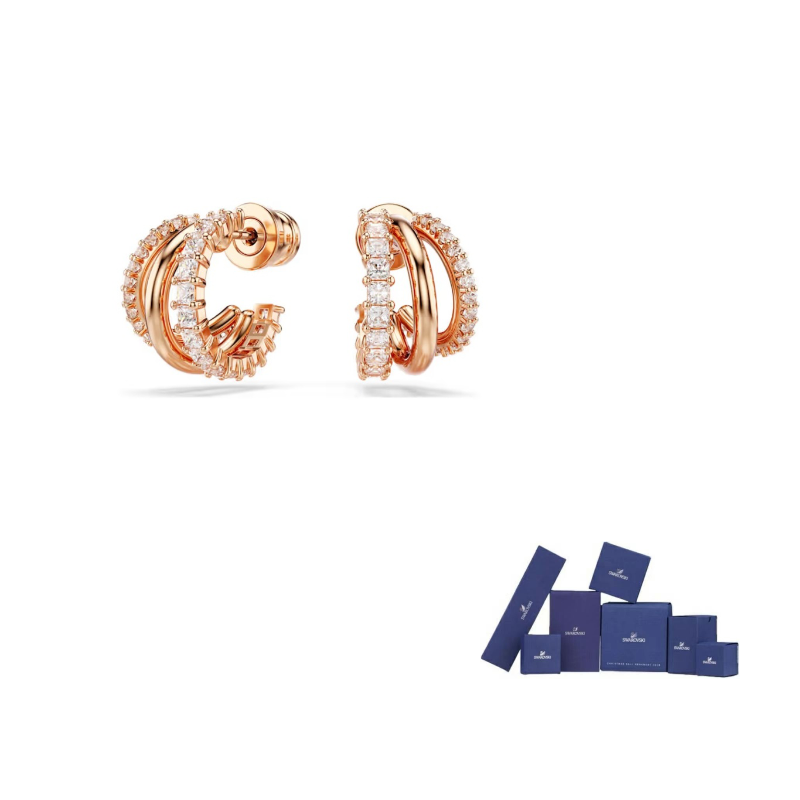 

Swarovski Серьги с синтетическим фианитом для женщин, цвет Rose Gold