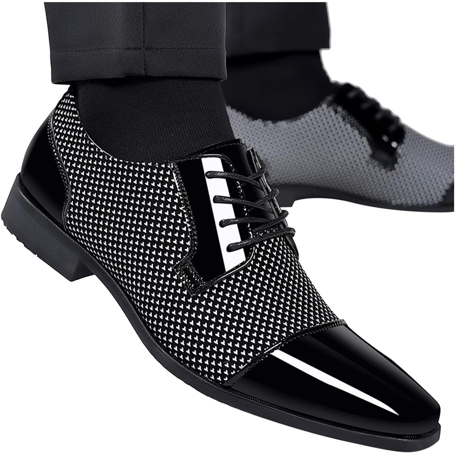 

Мужские классические оксфорды Hbeylia, деловые формальные туфли с шнуровкой на 4 отверстия, британский стиль, легкая кожаная обувь на смокинг, заостренный носок, удобные туфли для принца, офиса, свадьбы, деловые туфли с крыльями, серый