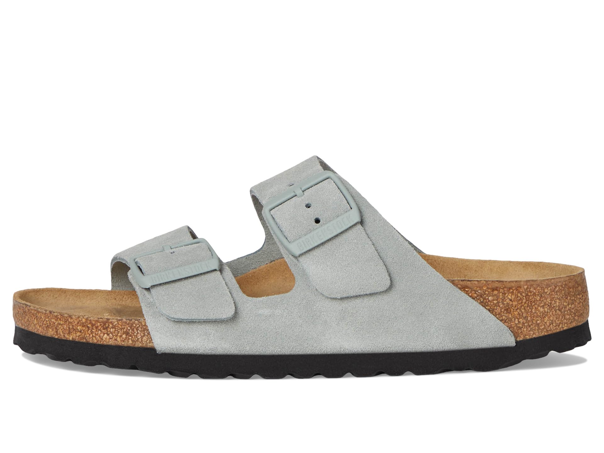 Сандалии Birkenstock Arizona Soft Footbed - Suede, Pure Sage — фото 4