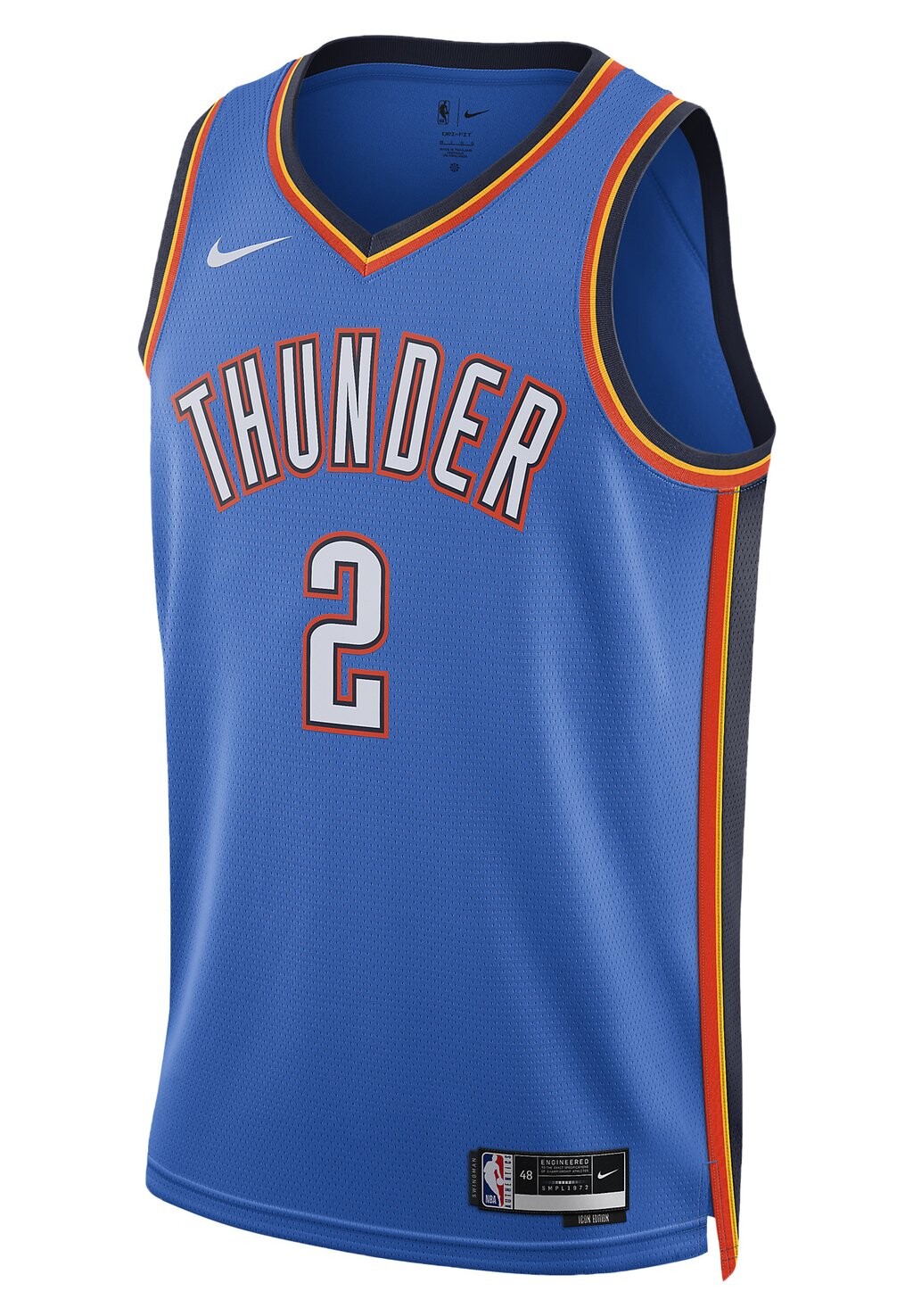 

Топ OKC MNK DF SWGMN JSY ICN 22 Nike, цвет signal blue