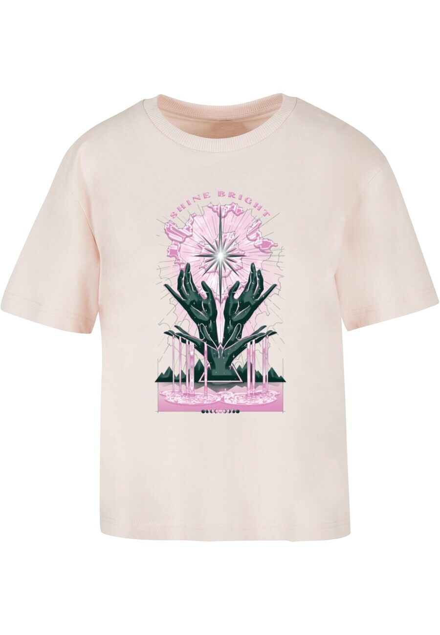 

Футболка Mister Tee Shirt Shine Bright, розовый
