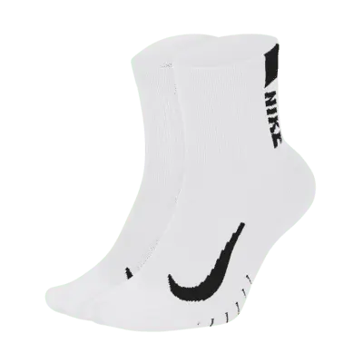 

Носки Nike Multiplier Running Ankle (2 шт), белый/черный