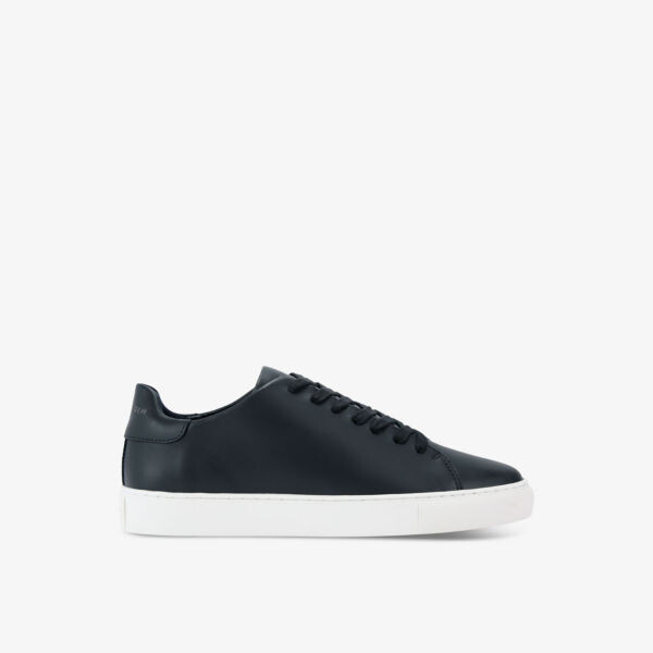 

Низкие кожаные кроссовки с тисненым логотипом Lennon Kurt Geiger London, синий