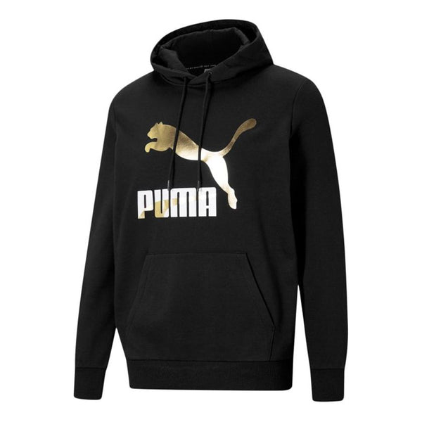 

Толстовка Men's PUMA Classics Bronzing Logo Printing Sports Black, черный