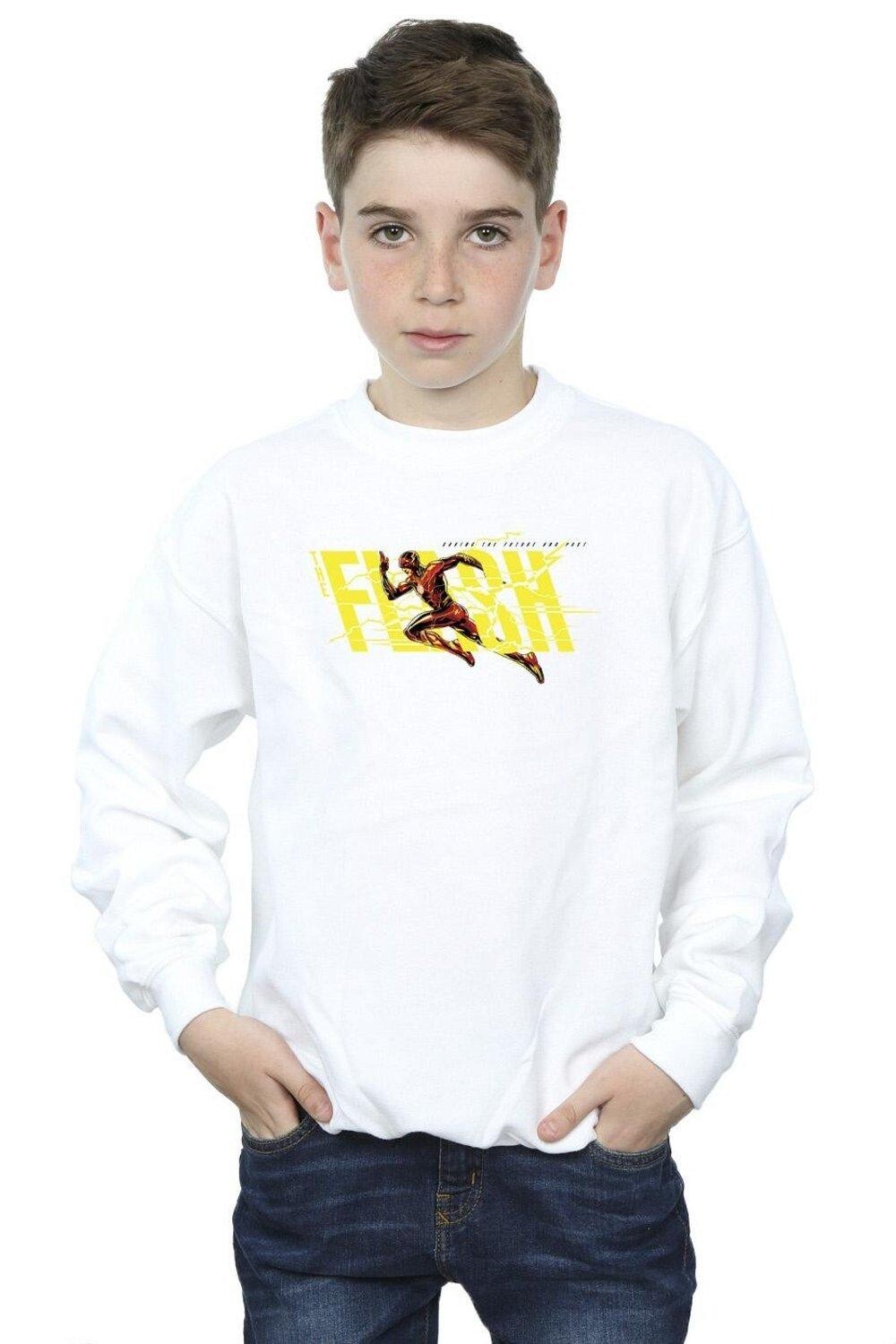 

Толстовка Flash Lightning Dash DC Comics, белый