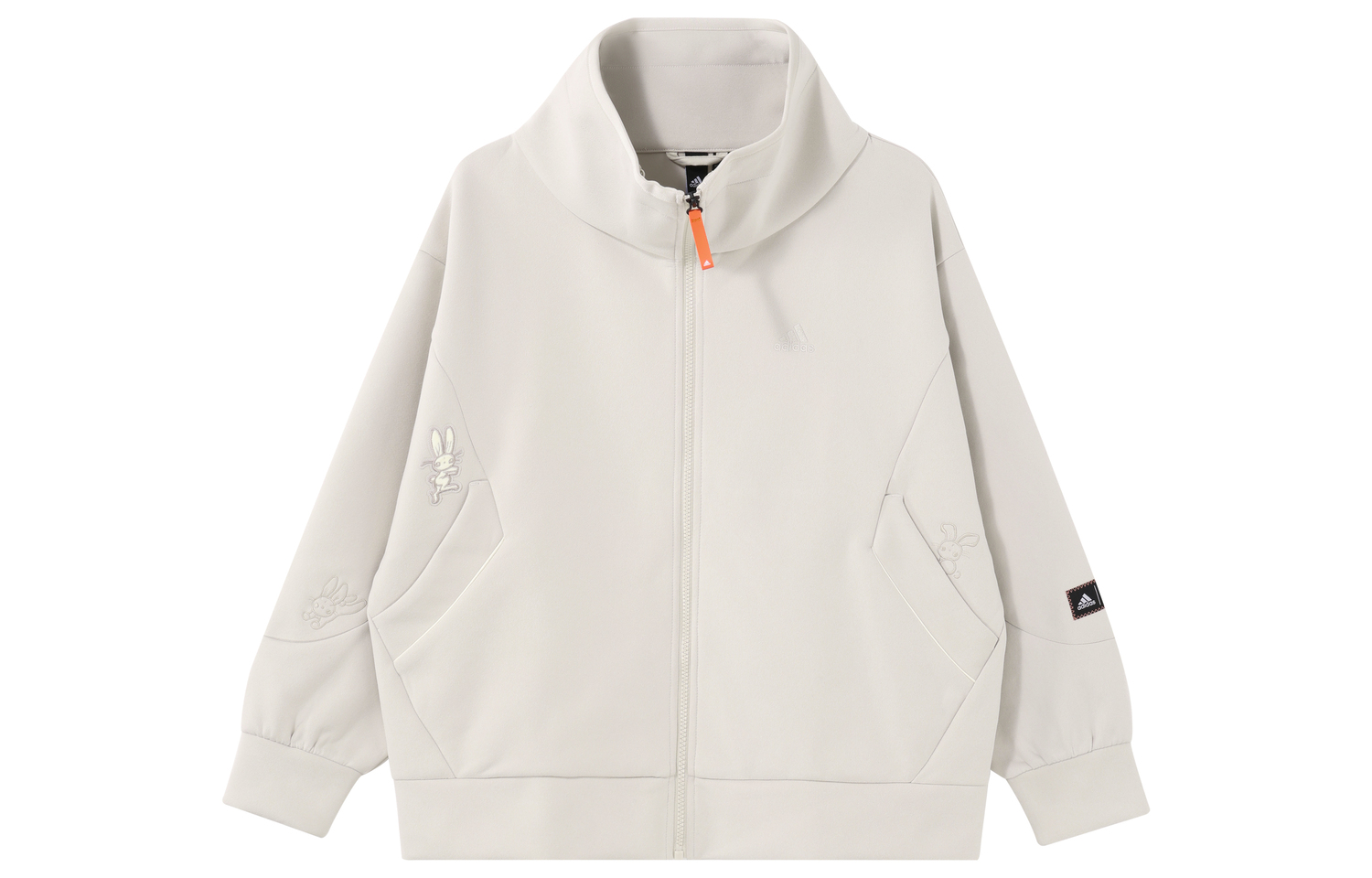 Adidas Женская куртка для активного отдыха прозрачная коричневая, Clear Brown — фото 3