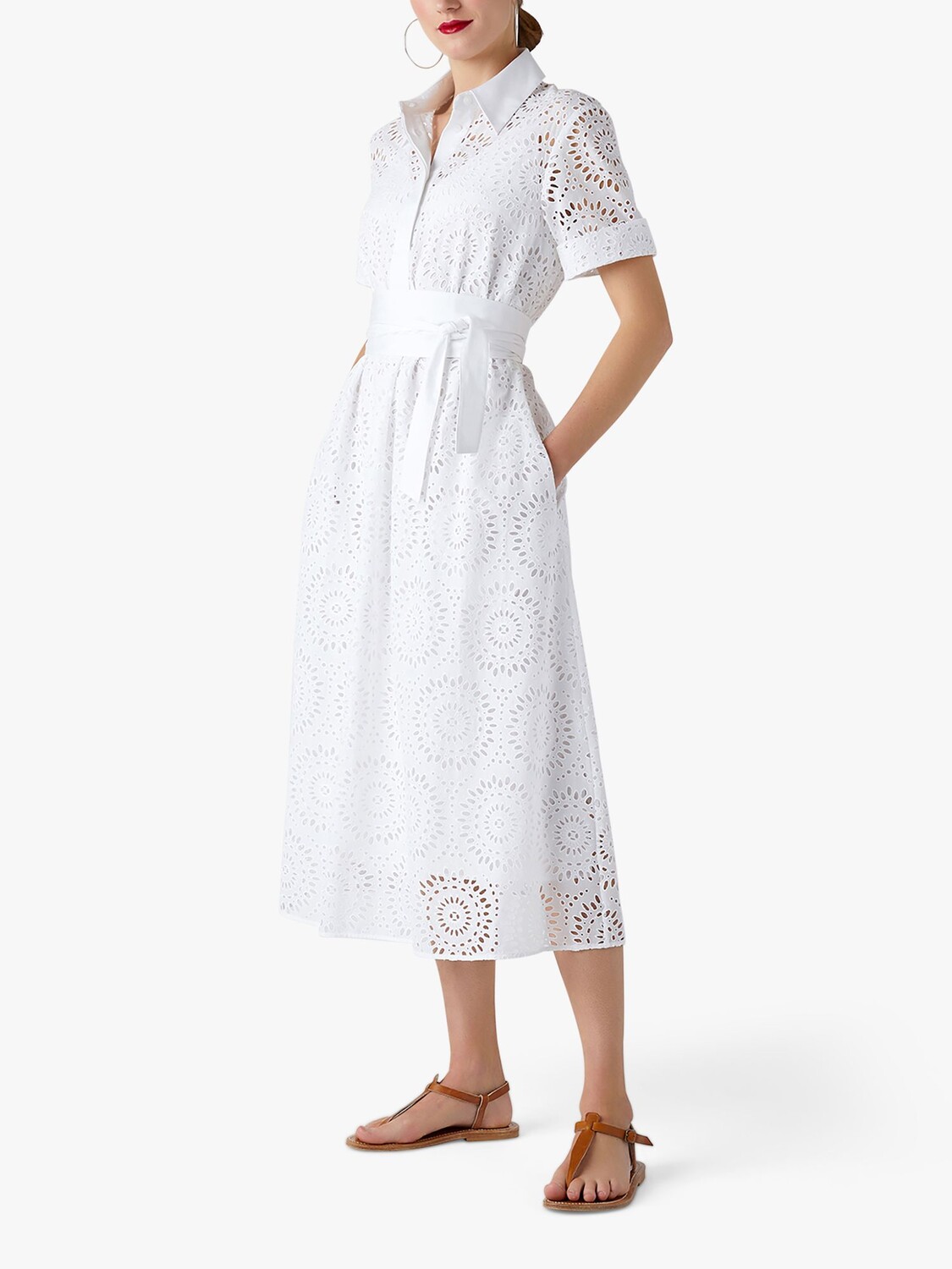 

Платье Jasper Conran London Daria Broderie, белое