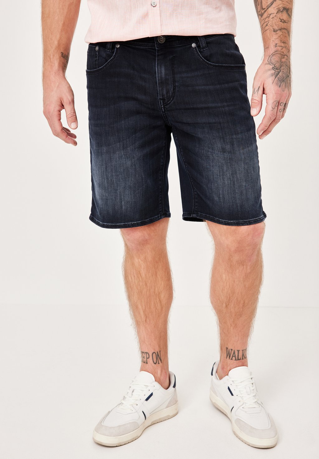 

Джинсовые шорты Paddock's, цвет Blue Black Used Moustache