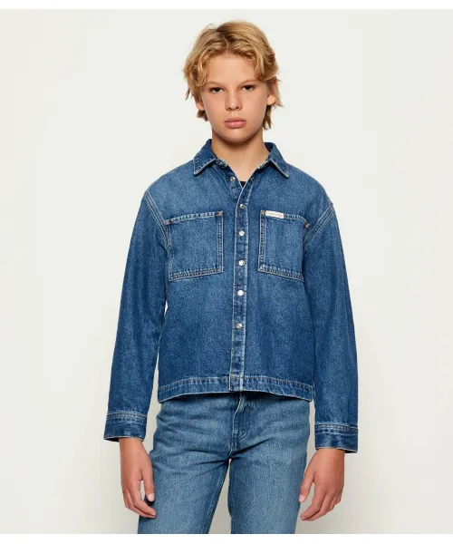 

Джинсовая куртка Oversize fit Calvin Klein Jeans, синий
