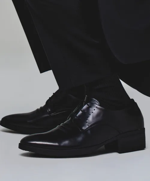 Мужские туфли CLAYONG Oxford Derby 7см на платформе — фото 4