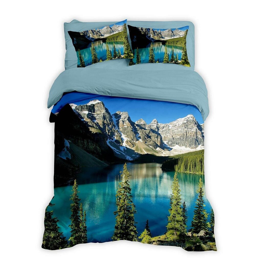 

Постельное белье Dream Sleep Mountain Lake 135х200 см + 80х80 см Traumschlaf