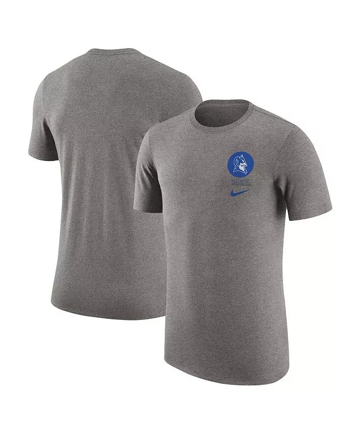 

Мужская футболка Tri-Blend в стиле ретро Royal Duke Blue Devils Nike, серый