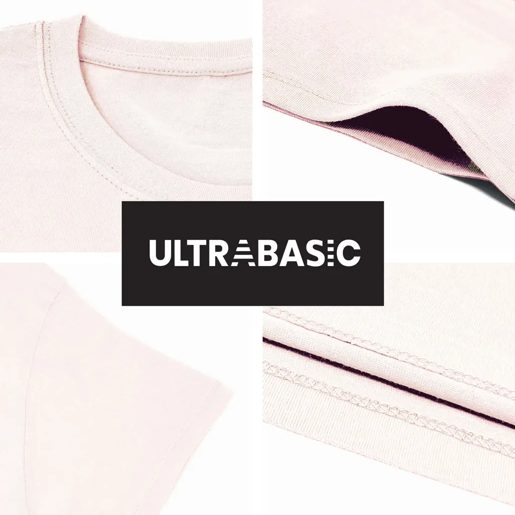 

Мужская футболка с рисунком ULTRABASIC, розовый