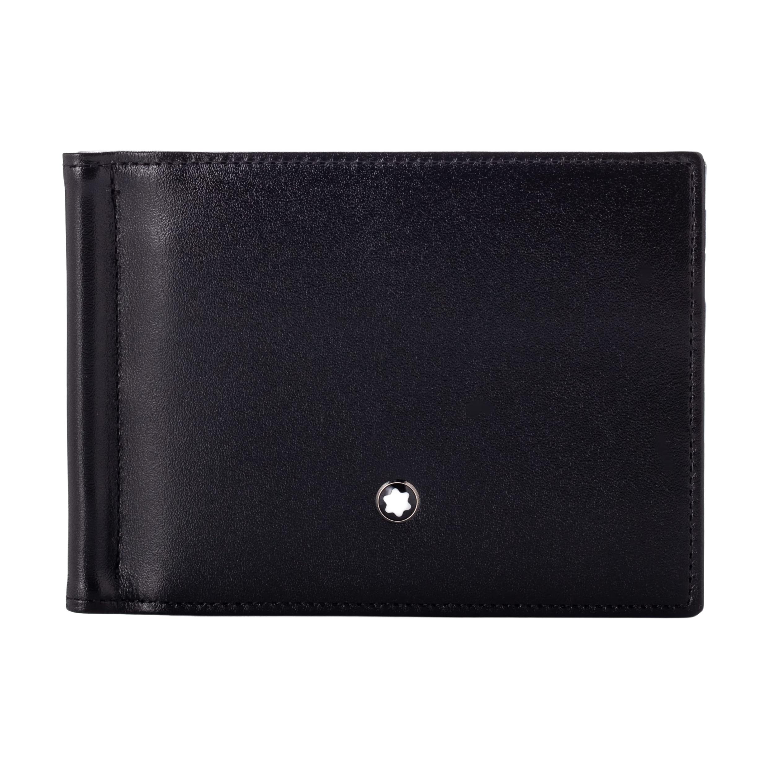 

MONTBLANC Кошелек из кожи коровы Meisterstuck мужской черный
