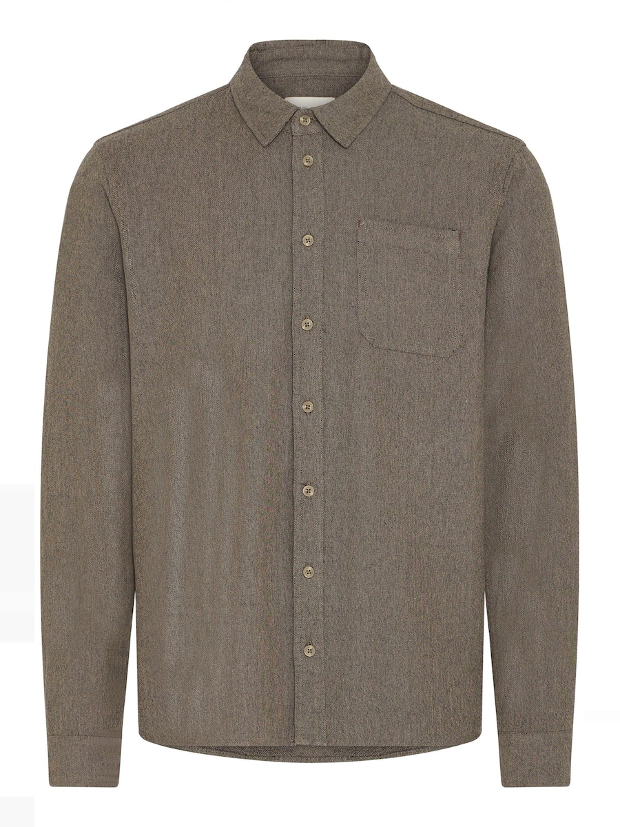 

Рубашка на пуговицах классического кроя BLEND BHDEREK, коричневый