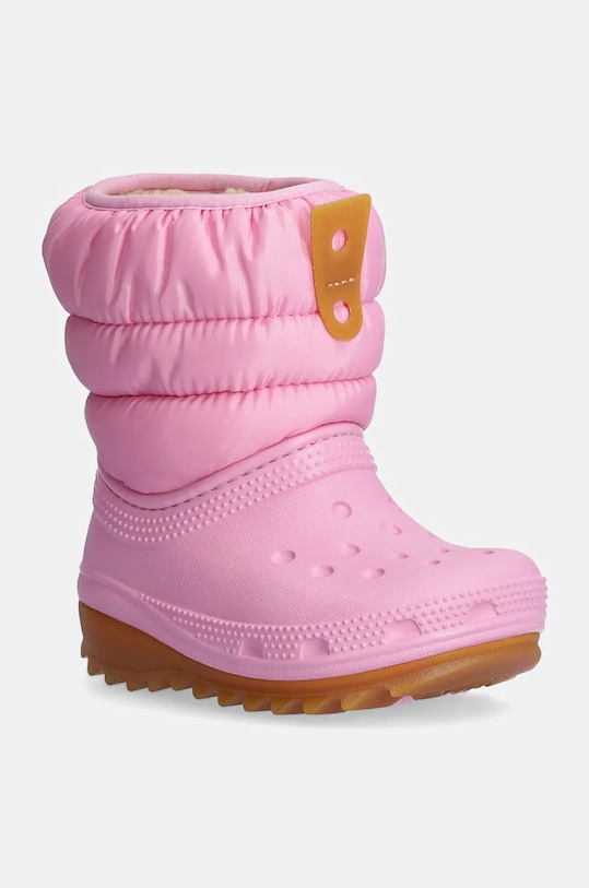 

Детские зимние ботинки CLASSIC NEO PUFF BOOT Crocs, розовый