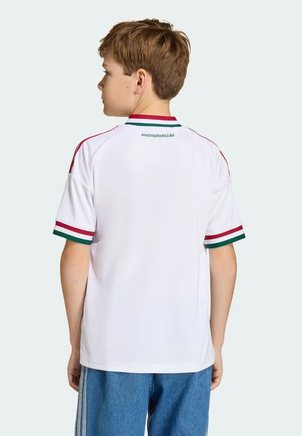 Выездная спортивная футболка сборной венгрии 26 Adidas Performance, White — фото 3