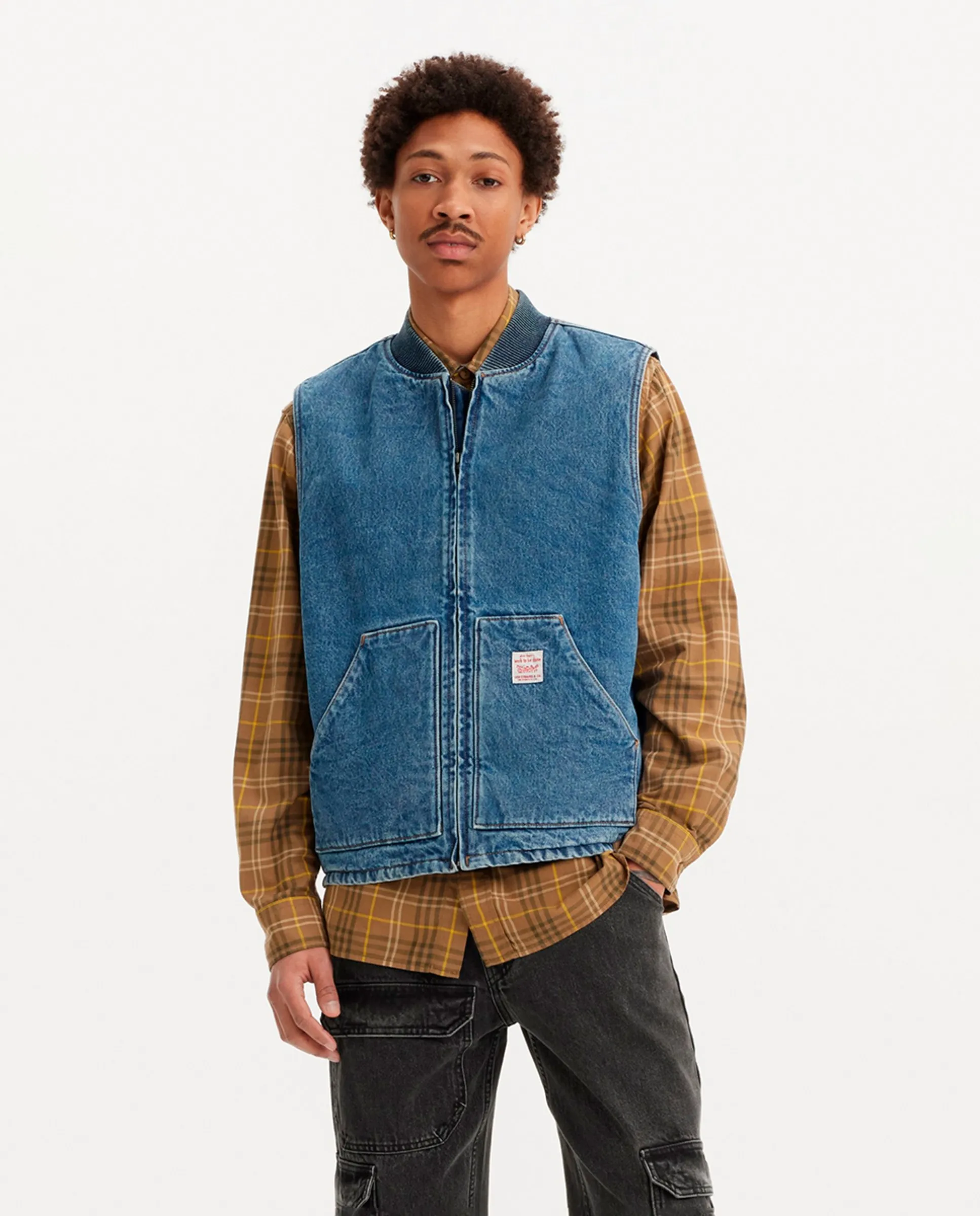 

Мужской ковбойский жилет Levi'S, синий