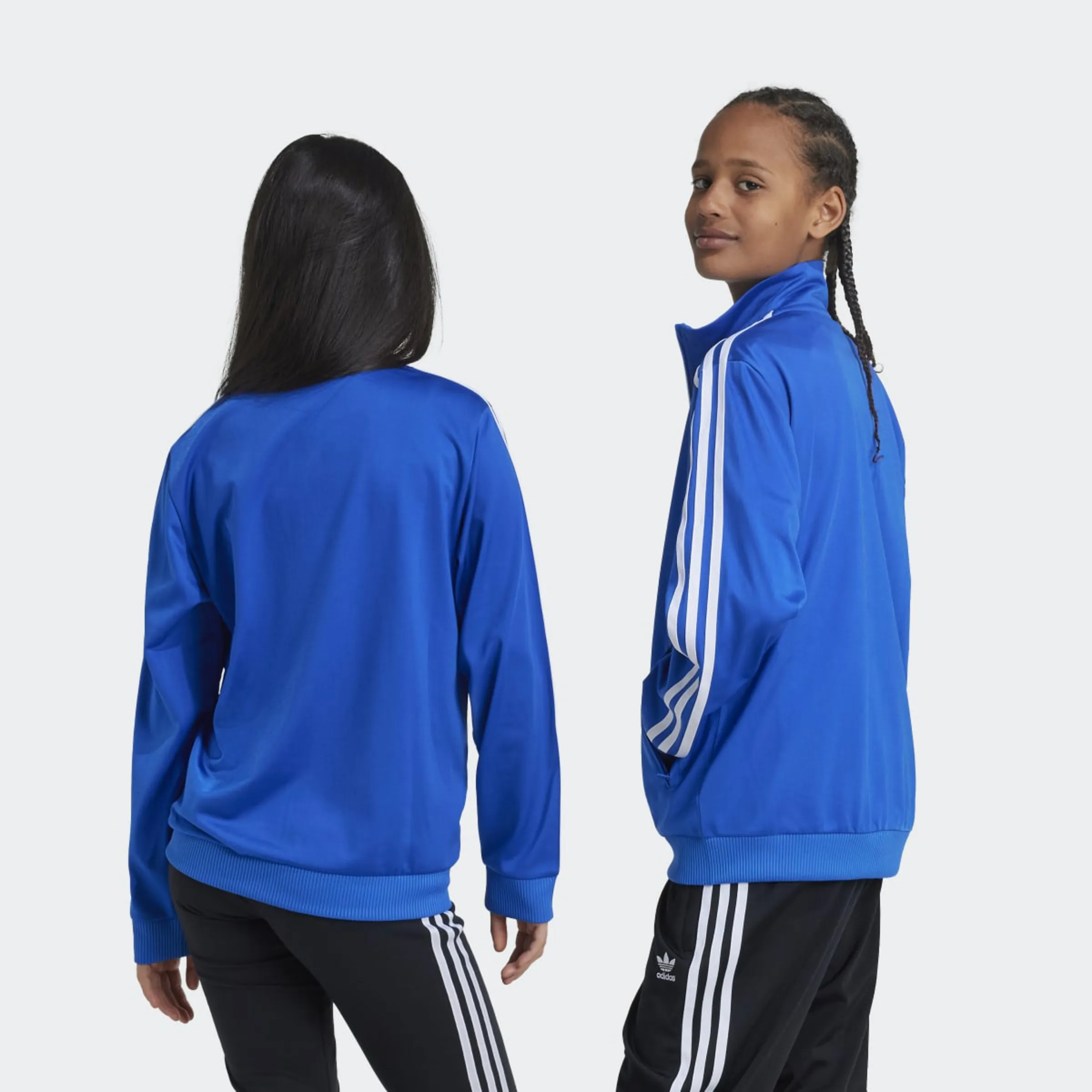 Детская толстовка Adicolor Firebird Originals Adidas, синий — фото 2