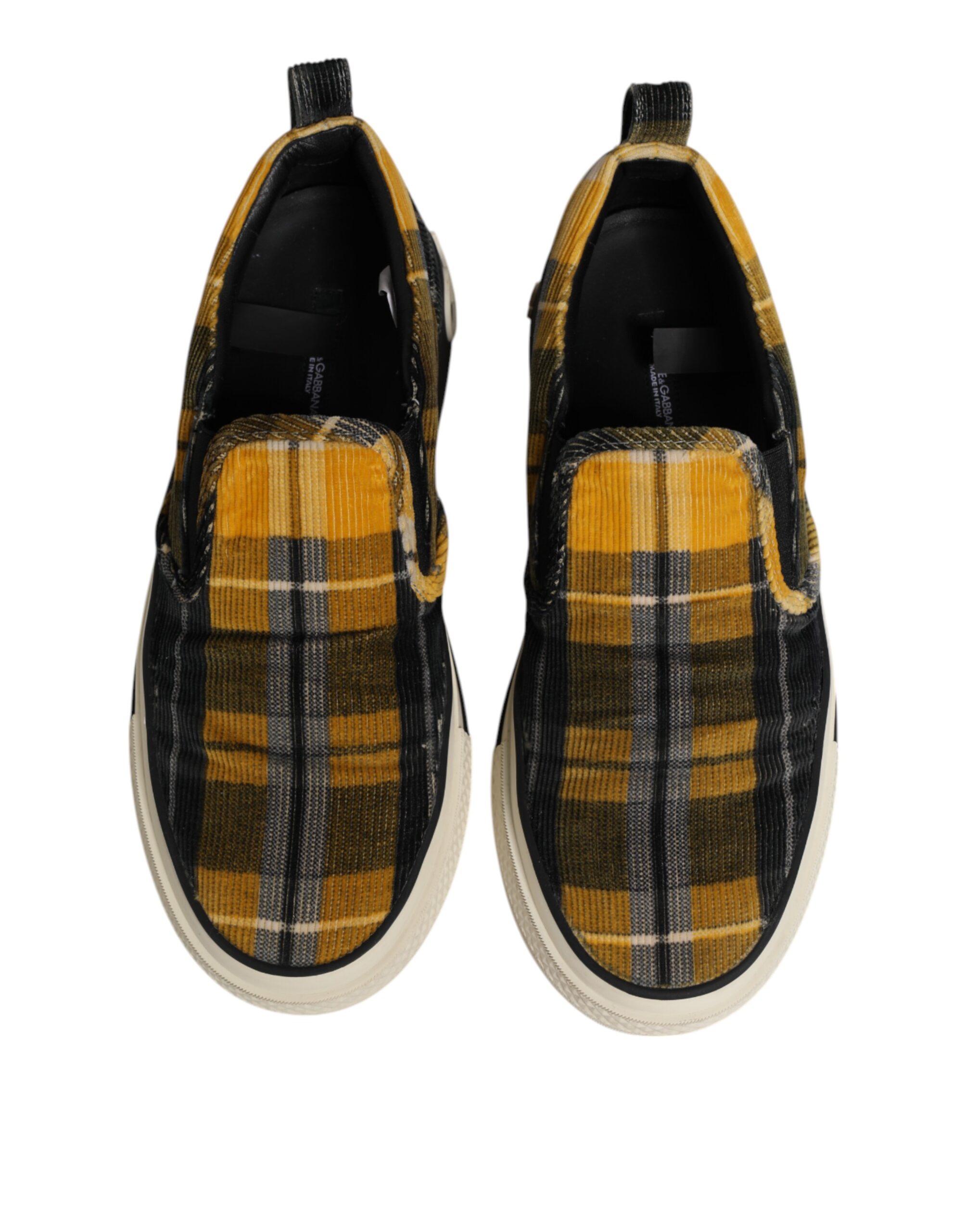 Кроссовки Portofino в разноцветную клетку Tartan Dolce & Gabbana, мультиколор — фото 3