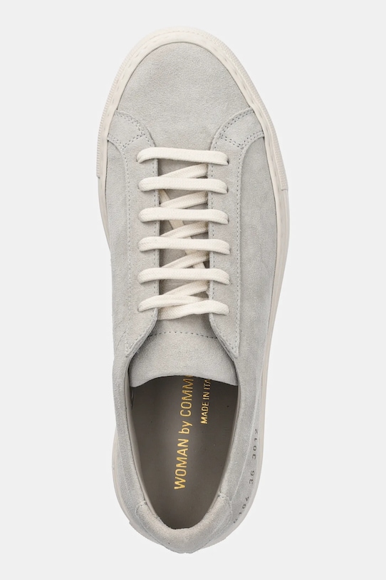 Кроссовки нубуковые Achilles Contrast Common Projects, серый — фото 4