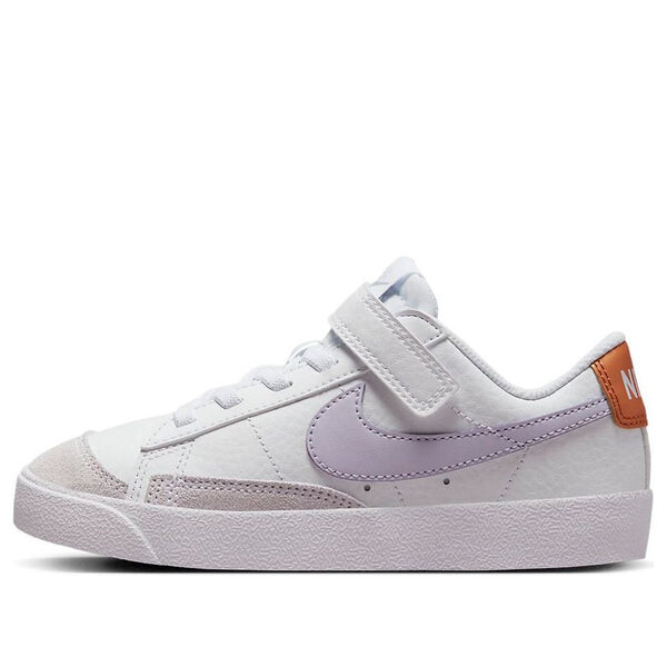 

Кроссовки blazer low '77 'white barely grape' Nike, серый