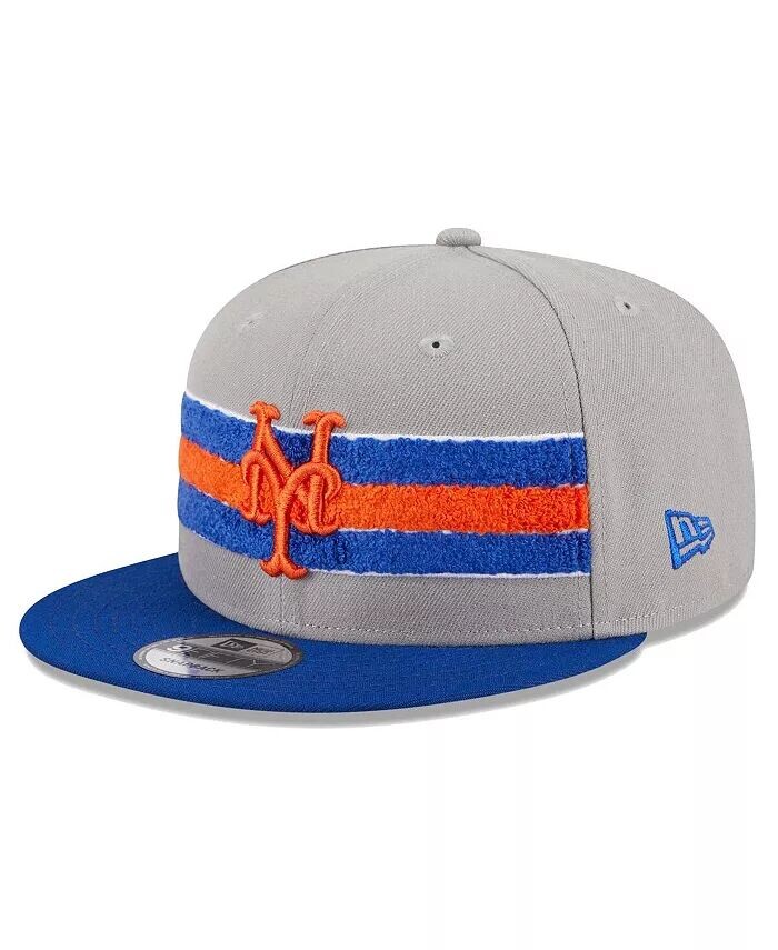 

Мужская серая бейсболка с застежкой-молнией Royal New York Mets Band 9FIFTY New Era