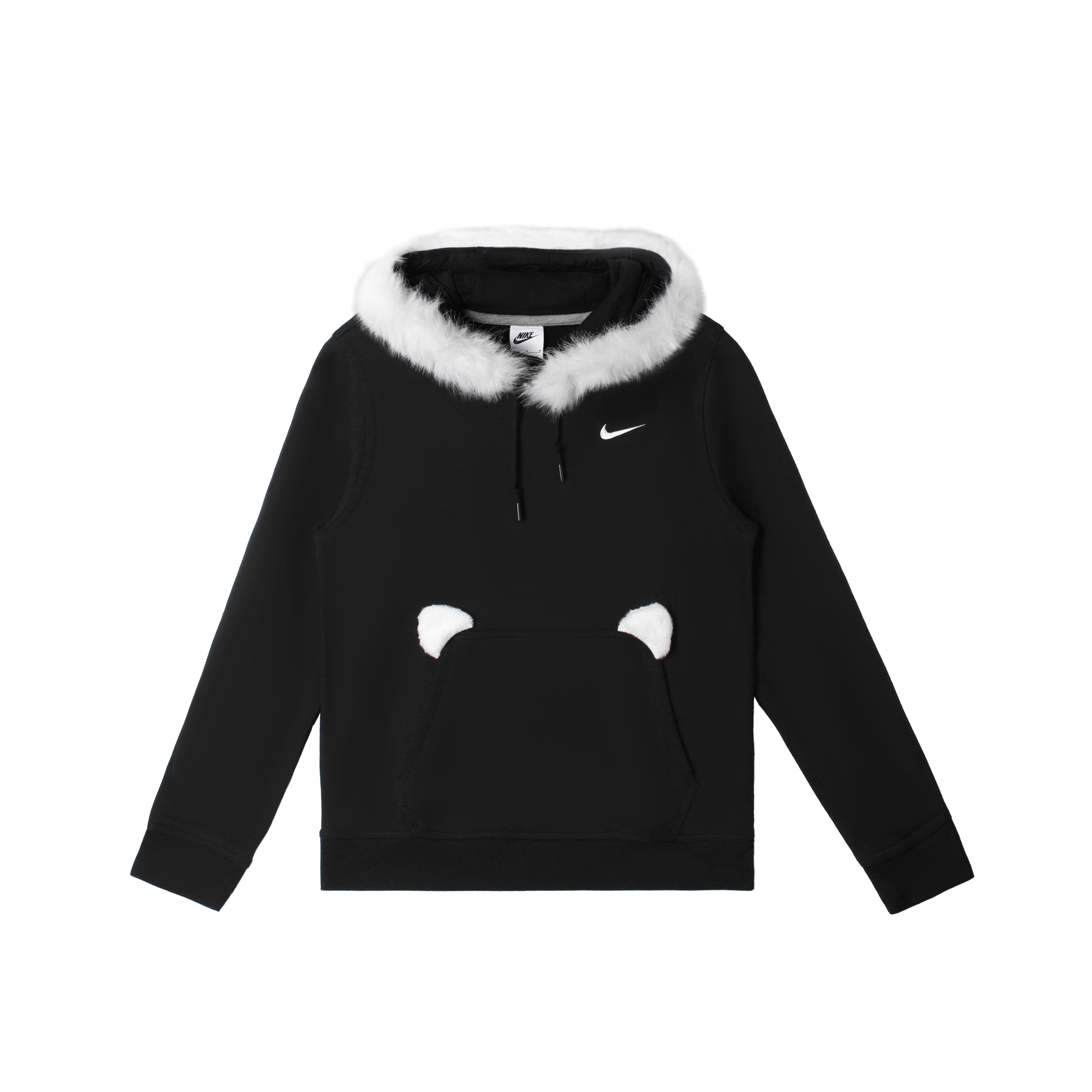 

Nike Толстовка Club с капюшоном, мужская, черная, утепленная