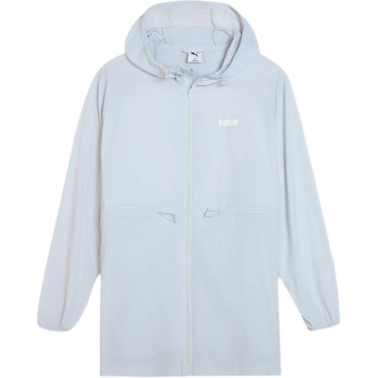 

PUMA Базовая женская куртка с молнией и защитой от ультрафиолета, Silver-42