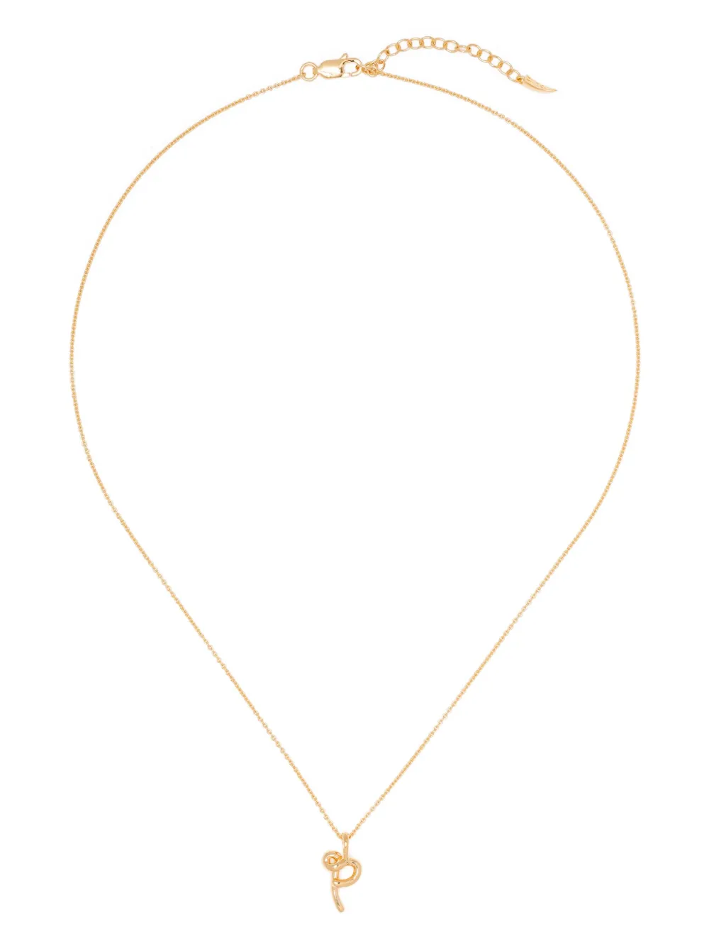

Колье с подвеской-инициалом Missoma, золотой