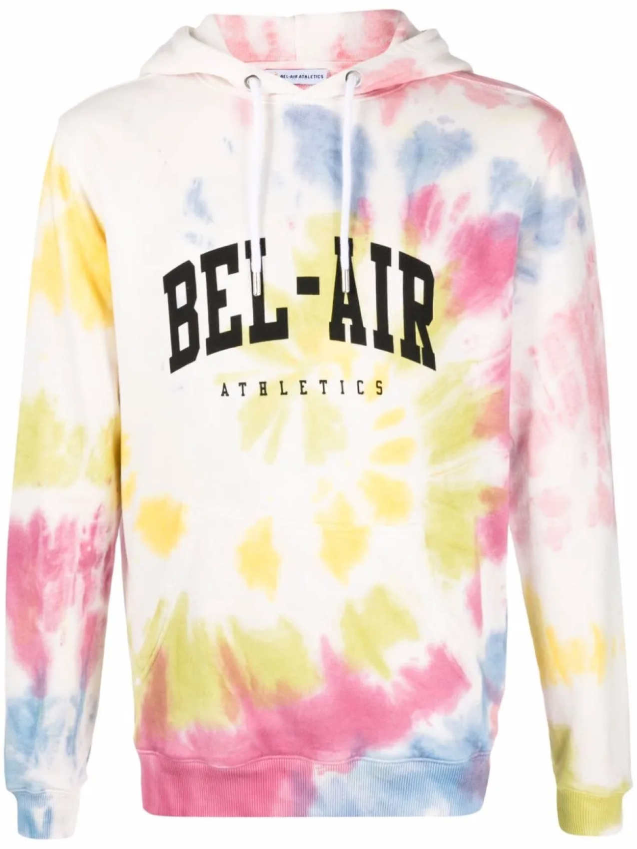 

BEL-AIR ATHLETICS худи с принтом тай-дай, белый