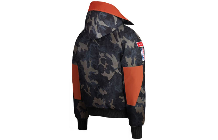 X Rhude X NBA SS21 Пуховик Зимний Унисекс Черный Камуфляж Canada Goose — фото 3