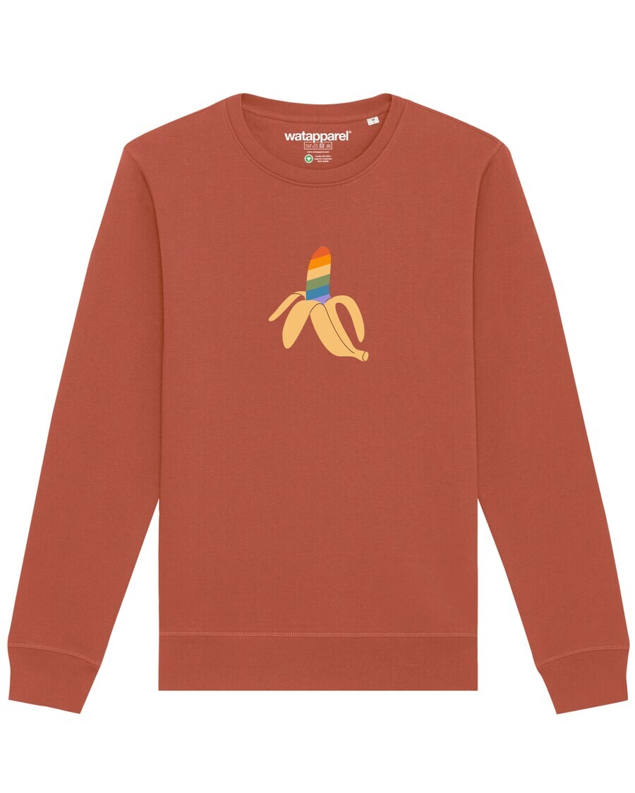 

Свитер Watapparel Sweatshirt Rainbow Banana, светло-коричневый